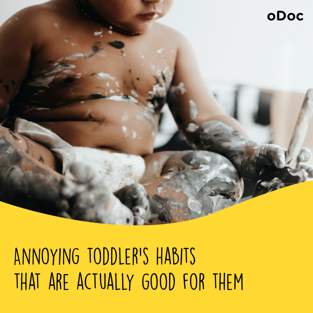 Annoying toddler’s habits that are actually good for them